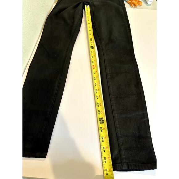 PAIGE Verdugo Ultra Skinny Jeans Women’s 27 Black Coated Denim Stretch Pants - Picture 10 of 10